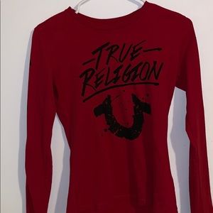 red true religion long sleeve shirt